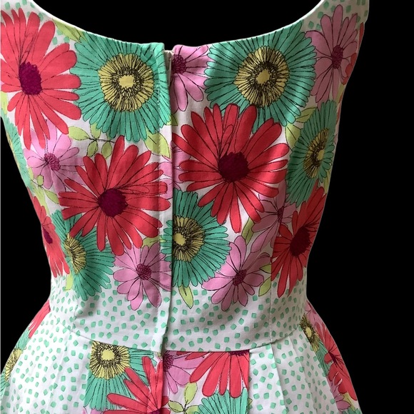 BEA & DOT BY MODCLOTH FLORAL VINTAGE INSPIRED  FLORAL PRINT DRESS SIZE X… TWEE - Picture 7 of 16